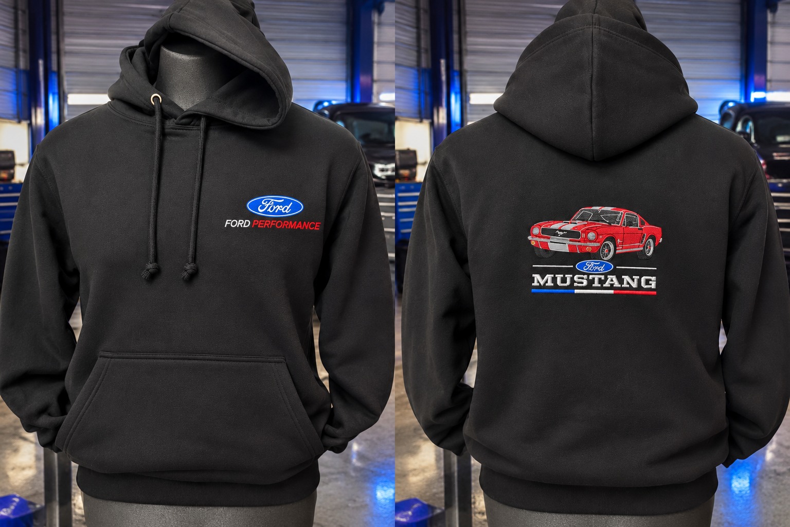 Ford Performance Embroidered Pullover Hoodie - Image 2